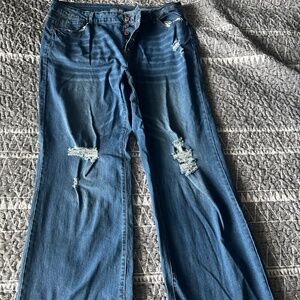Flare leg  jeans